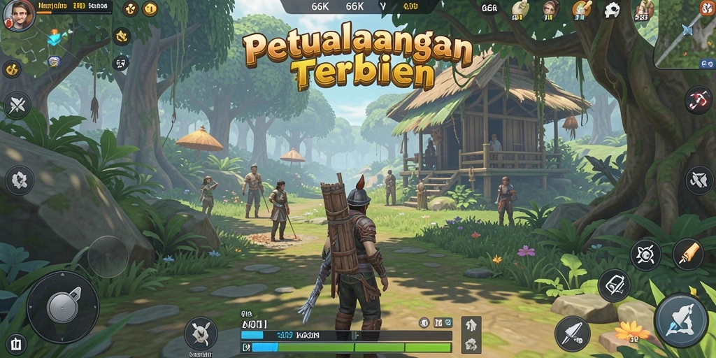 Tangkapan layar mengeksplorasi dunia terbuka dalam 66K dengan grafis yang memukau.