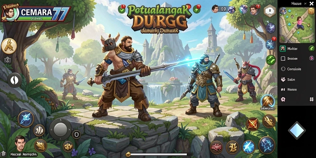 Gameplay CEMARA77 yang mengasyikkan dalam dunia RPG.