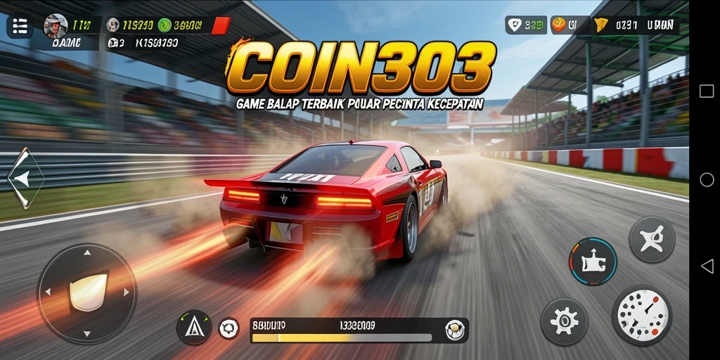 Gameplay COIN303 yang mengasyikkan dengan kecepatan tinggi.