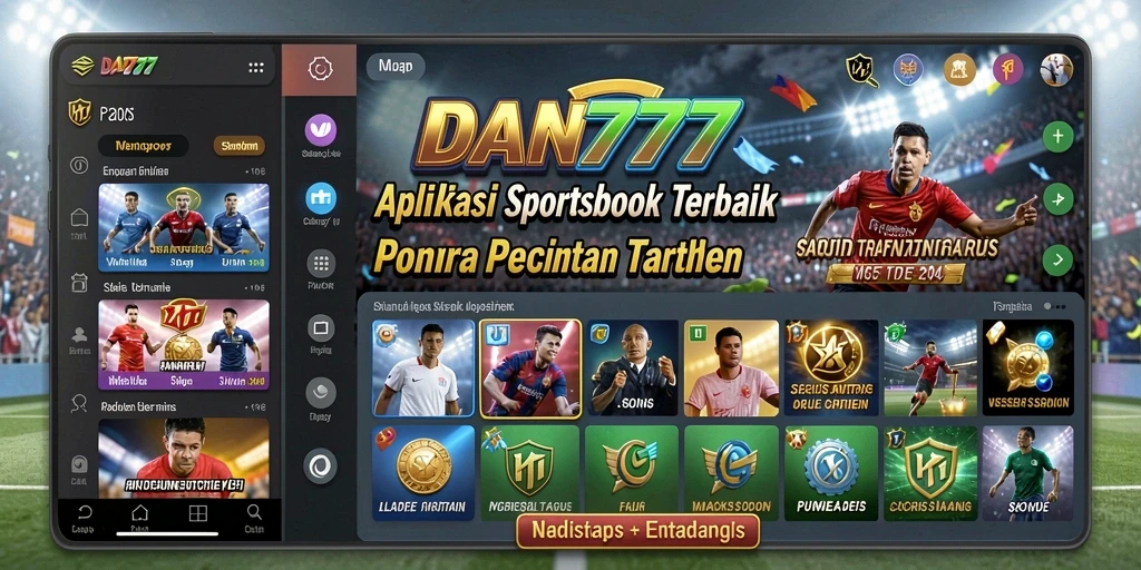 Tampilan screenshot utama DAN777 menampilkan fitur taruhan langsung yang mendebarkan.