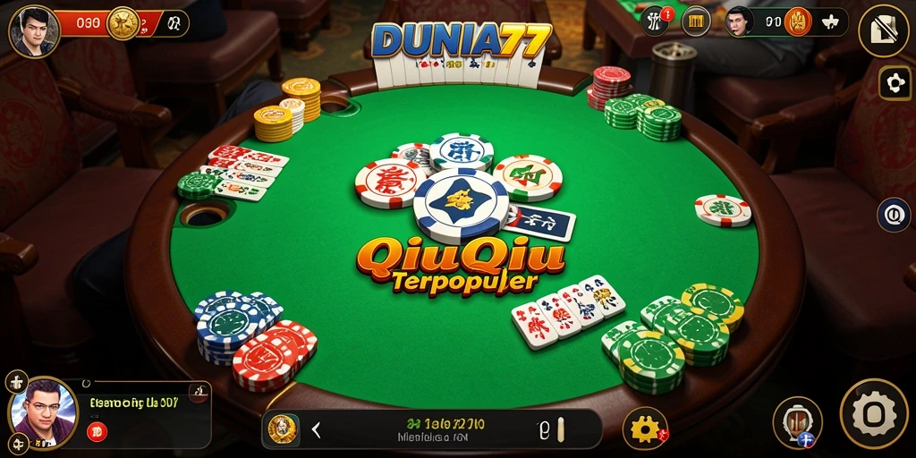Tampilan menarik dari gameplay DUNIA77 yang seru dan kompetitif.