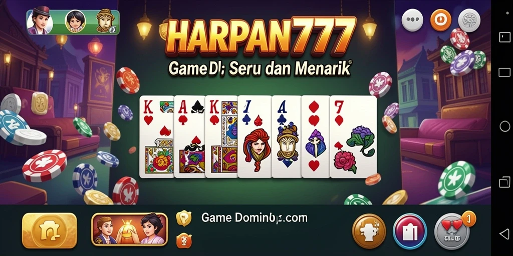 Screenshot gameplay HARAPAN777 menampilkan keseruan permainan Domino.