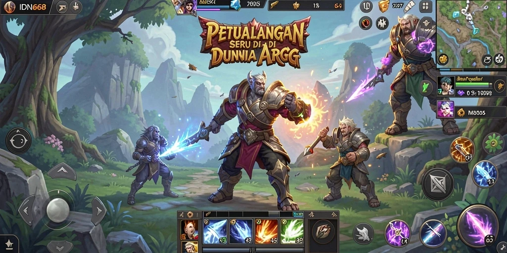 Gameplay menarik dan petualangan seru dalam IDN668.