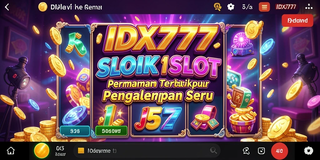 Tampilan gameplay Slot IDX777 yang seru dan menegangkan.