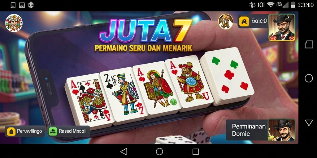Tampilan gameplay JUTA7 yang seru dan interaktif.
