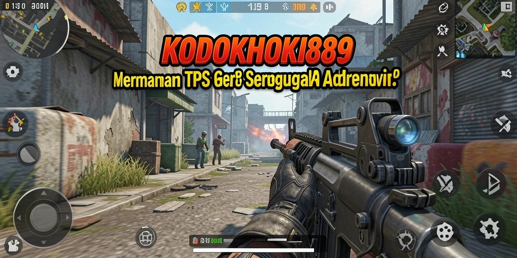 Tampilan gameplay menarik dari KODOKHOKI889 saat pertarungan TPS.