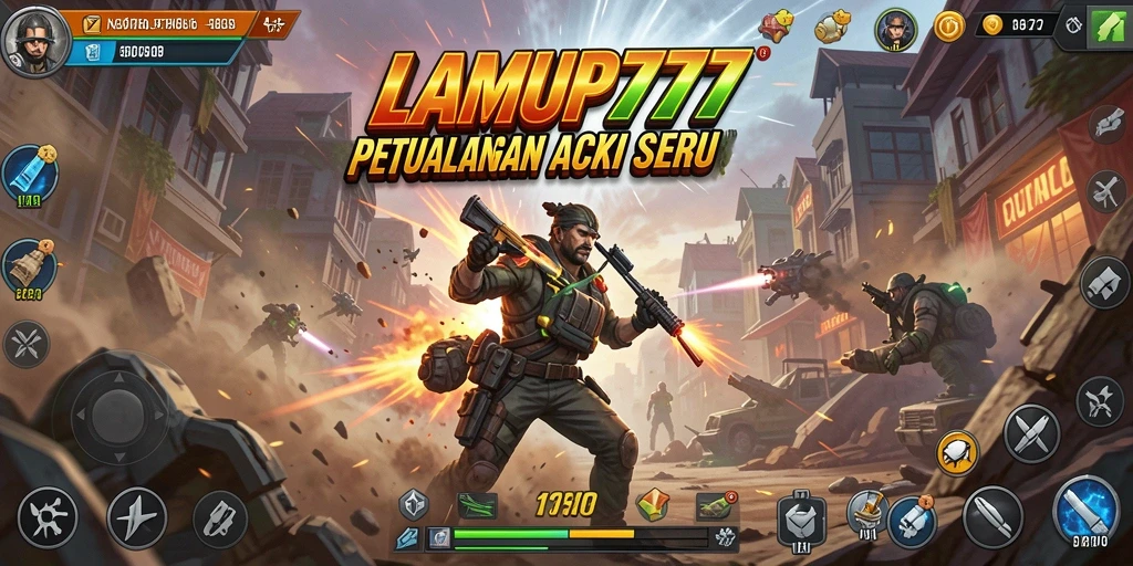 Screenshot gameplay LAMPU777 yang penuh aksi dan adrenalin.