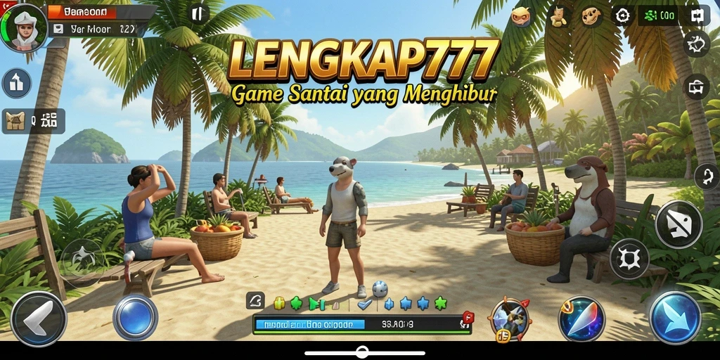 Tampilan gameplay menarik dengan tantangan seru di LENGKAP777.