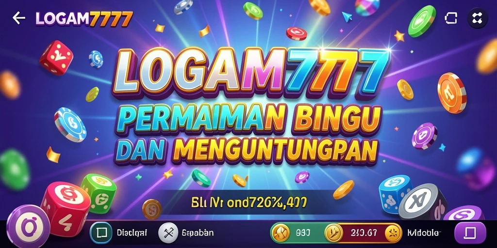 Tampilan gameplay seru dari LOGAM777 dengan suasana Bingo yang menegangkan.