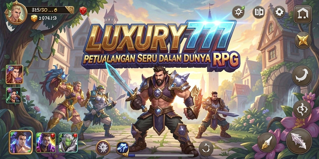 Tampilan gameplay RPG penuh aksi dan petualangan.