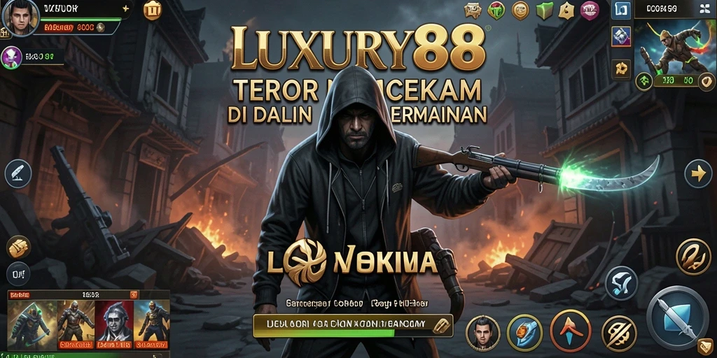 Gameplay LUXURY88 menampilkan suasana mencekam dan menegangkan.