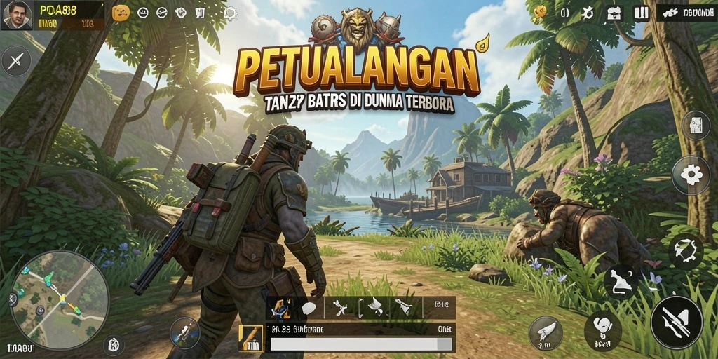 Tangkapan layar gameplay POA88 menampilkan petualangan di dunia terbuka.