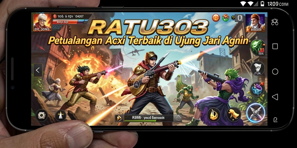 Tampilan gameplay seru dalam RATU303 dengan aksi mendebarkan.