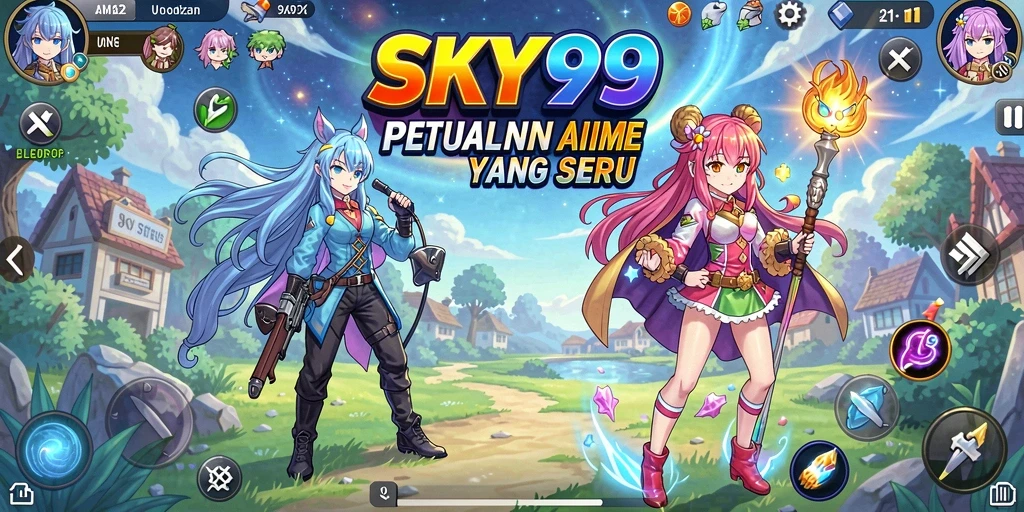 Gameplay menarik di dunia anime yang penuh warna.