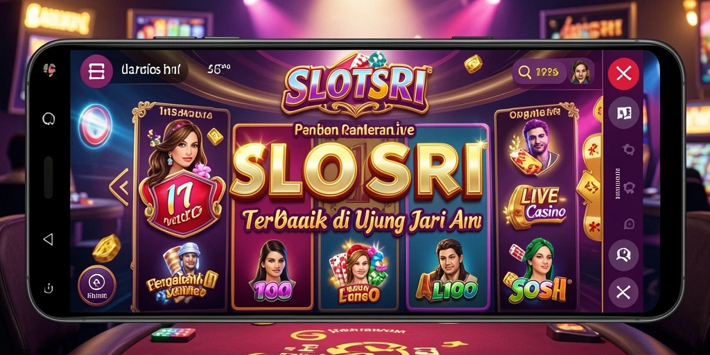 Tampilan gameplay SLOTSRI yang menarik dan interaktif di Live Casino.