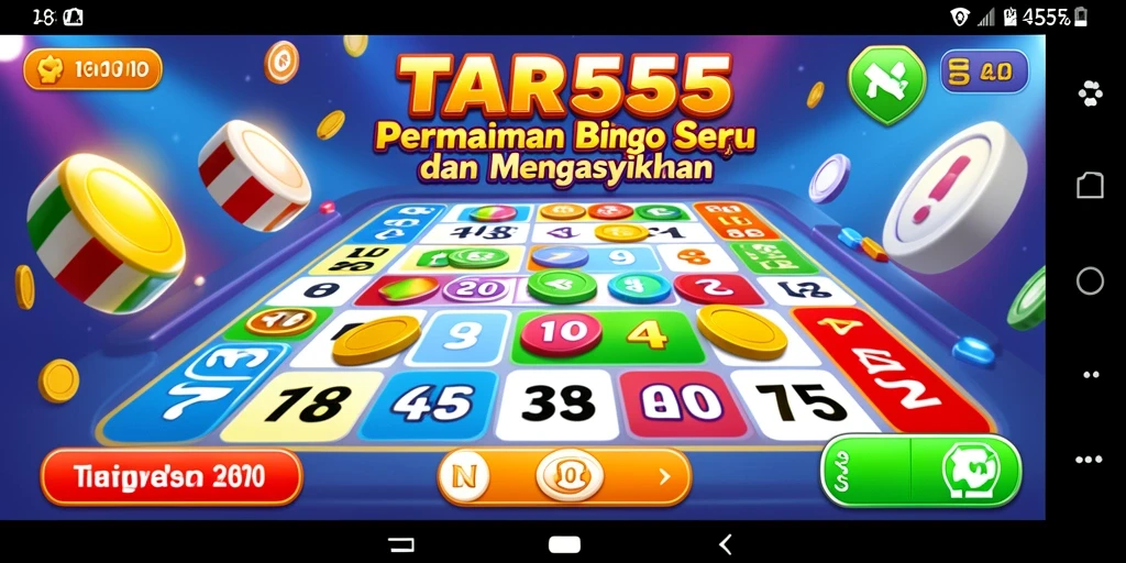 Screenshot gameplay TAR555 menampilkan suasana Bingo yang seru.