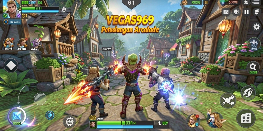 Screenshot gameplay <strong>VEGAS969</strong> penuh aksi dan tantangan seru.