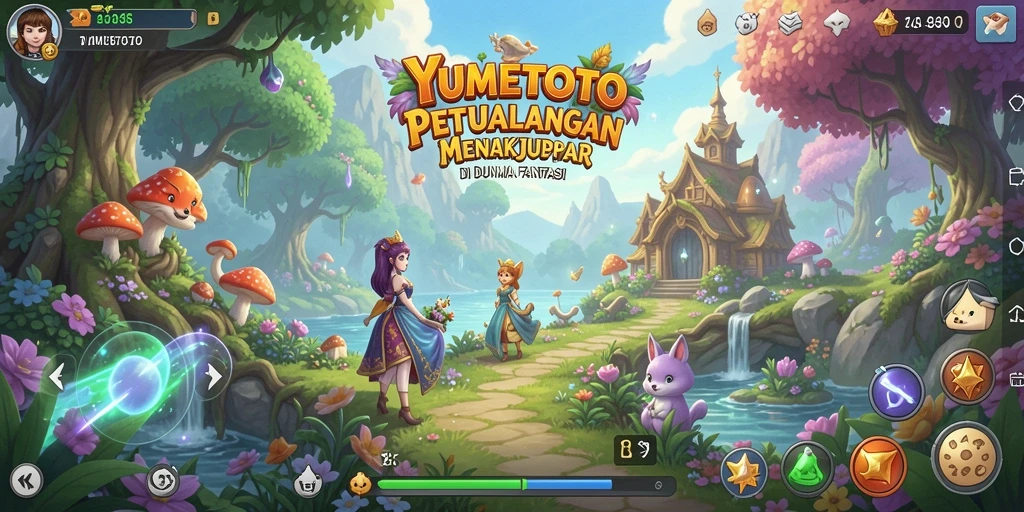Gameplay seru di dunia petualangan YUMETOTO.